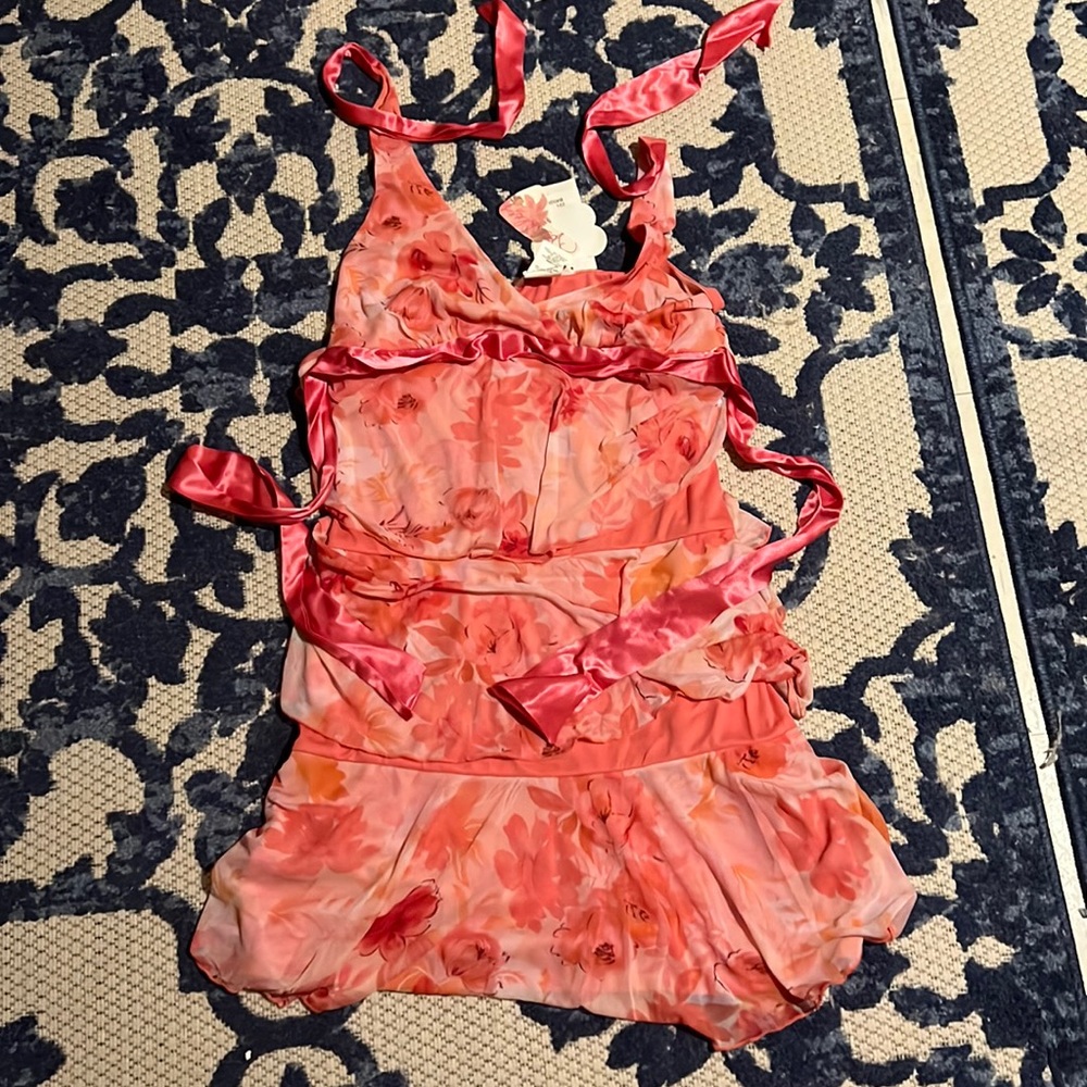 Floral print summer dress